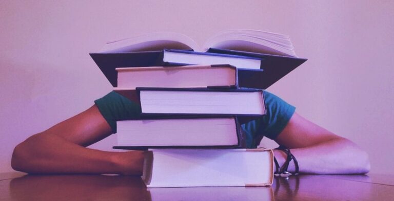 reading book